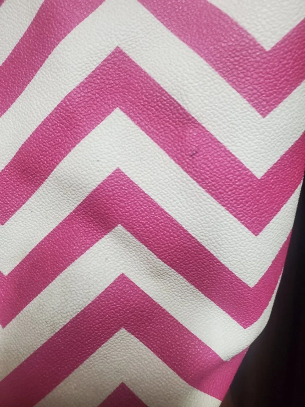 Authentic Pink and white Chevron Dooney and Bourke Tote Purse